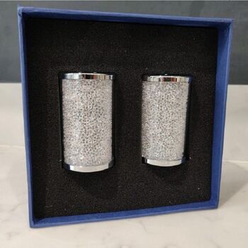Salt And Pepper Shaker Set With Swarovski Crystals, 2 of 2