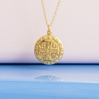St. Christopher Pendant In Gold Plate Or Silver, 3 of 8