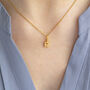 Dainty Pearl Initial Necklace, thumbnail 2 of 12