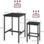 Space Saving Bar Table And Stools Set, thumbnail 2 of 10