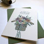 ‘Loveliness’ Floral Birthday Friend Appreciation Card, thumbnail 2 of 3