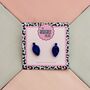 Christmas Light Glitter Resin Studs / Sparkly Holiday Bulb Earrings / Christmas Gift / Stocking Filler, thumbnail 2 of 12