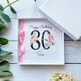 Personalised 80th Birthday Card. Handmade, thumbnail 6 of 7