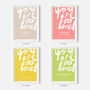 Personalised Name Print Handwritten You Are So Loved, thumbnail 9 of 10