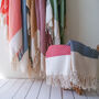 Personalised Handwoven Throw, Sustainable Gift, thumbnail 9 of 12