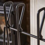 Vintage Style Black Fireplace Accessories Set, thumbnail 5 of 7