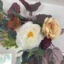Faux Camellia And Rose Window Garland, thumbnail 6 of 9