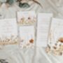 Autumn Wildflower Wedding Save The Dates, thumbnail 4 of 4