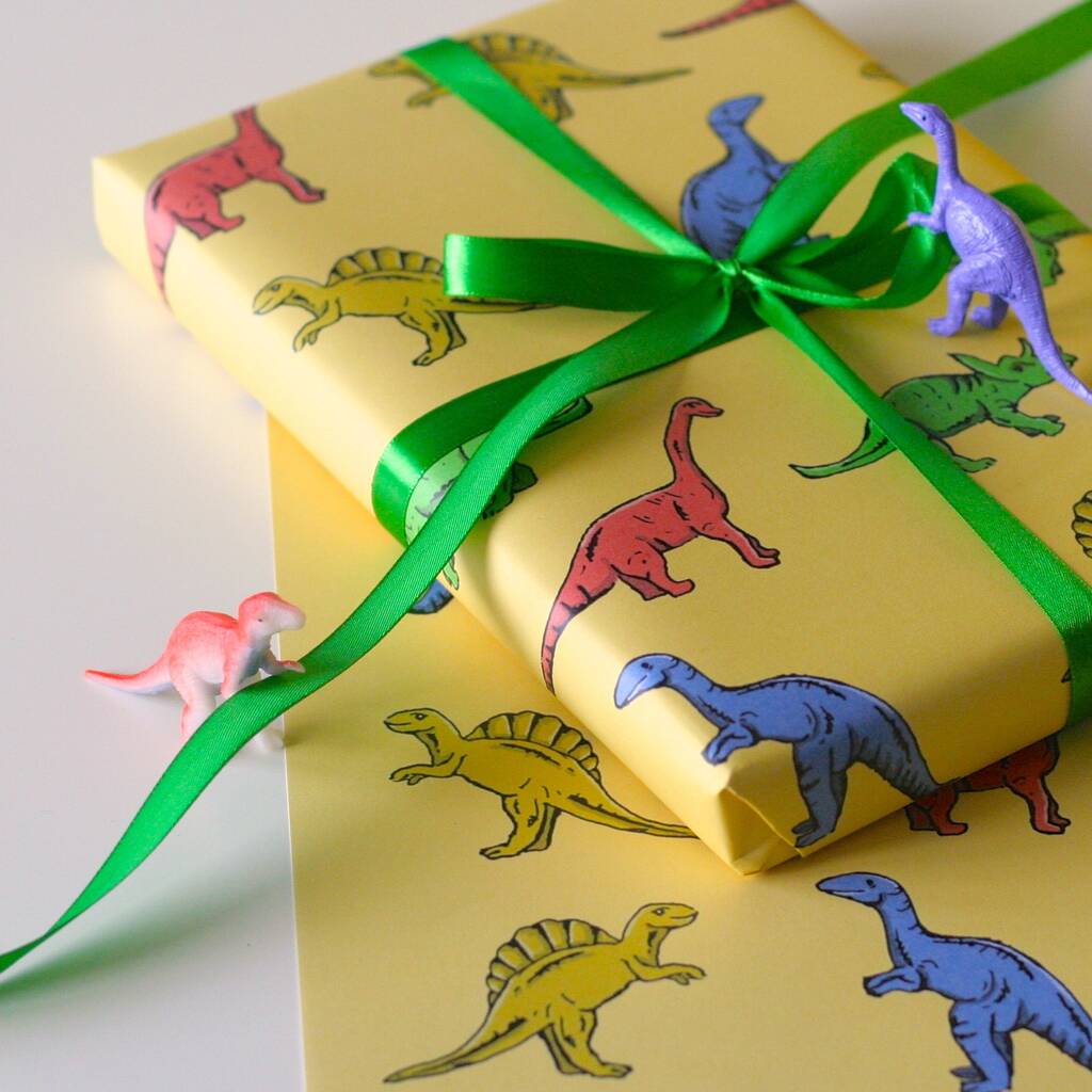 Dinosaur Wrapping Paper, 1 of 4