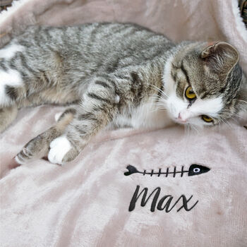 Personalised Sherpa Style Cat And Dog Blanket, 11 of 12