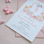Pink Woodland Baby Shower Invitations, thumbnail 6 of 6