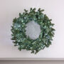 50cm Pre Lit Christmas Wreath 100 Dual Micro LED Battery Operated With Timer, thumbnail 3 of 6