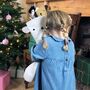 Polar Bear Handmade Felt Dress Up Christmas Stocking, thumbnail 2 of 12