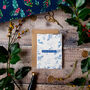 Delft Winter Cotton Rag Christmas Cards, thumbnail 4 of 4