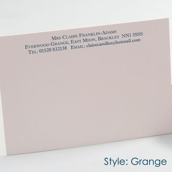 Personalised Classic Correspondence Cards, 6 of 11