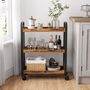 Kitchen Rolling Serving Trolley Cart, thumbnail 1 of 5