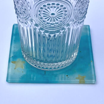 Personalised Teacher Glass Coaster Thank You For Helping Me Shine, 2 of 2