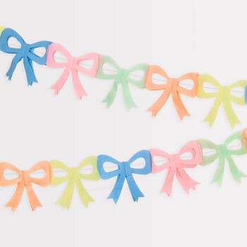 Tissue Paper Bow Garlands X Three, 3 of 3