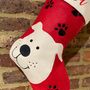 Cute Dog Christmas Stocking, thumbnail 3 of 3