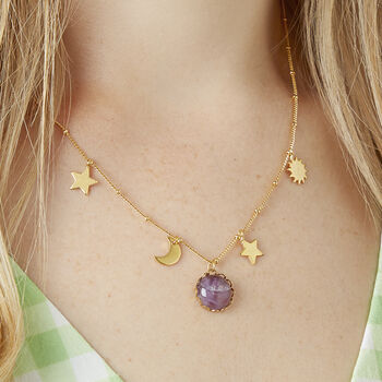 Ad Astra Personalised Planet Charm Necklace, 2 of 9