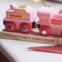 Pink Train With Personalised Track, thumbnail 2 of 3