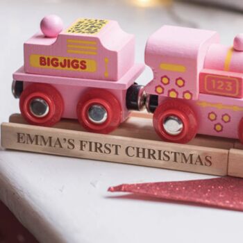 Pink Train With Personalised Track, 2 of 3