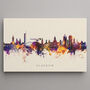 Glasgow Cityscape Skyline Print, thumbnail 1 of 12