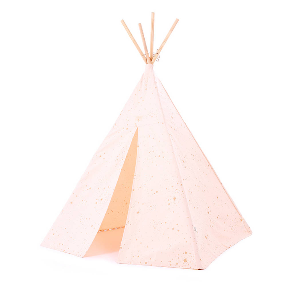 Phoenix Teepee In Gold Stella And Dream Pink, 1 of 4