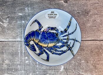 Tokyo Design Studio Blue Lobster Patterned Small Bowl, 11cm, 2 of 3