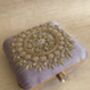 Purple Mandala Design Square Clutch, thumbnail 4 of 8