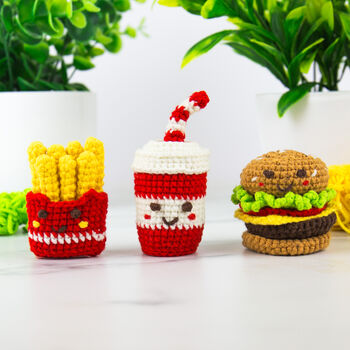 Mini Fast Food Diy Crochet Kit, 2 of 5