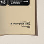 Personalised Oasis 'Live 25 Tour Retro Ticket Print, thumbnail 8 of 11