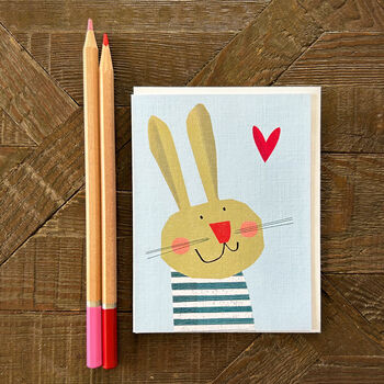 Mini Blue Bunny Card, 5 of 5