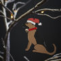 German Shepherd Christmas Tree Decoration, thumbnail 2 of 4