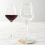 Personalised 'Red Wine At Night' Wine Glass, thumbnail 3 of 5