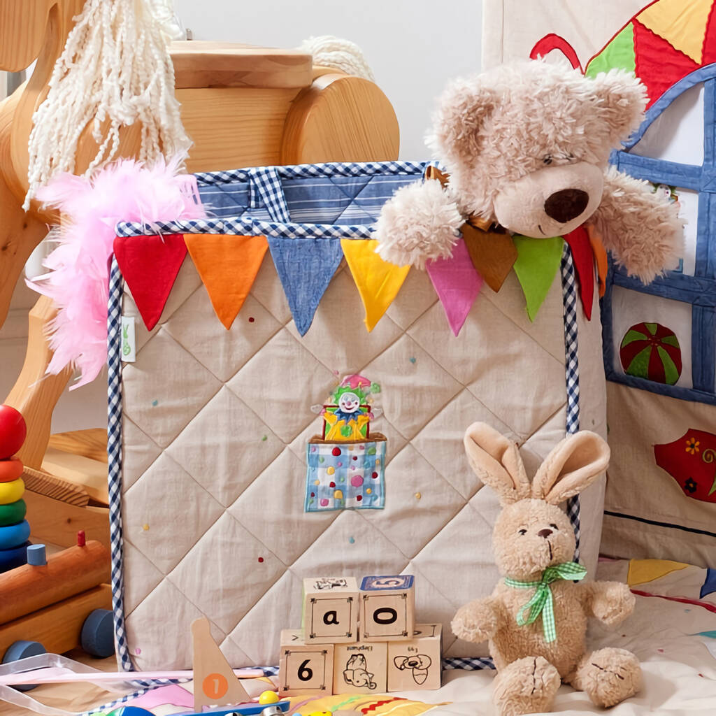 Multi Coloured 'Toy Shop' Toy Bag By Alice Frederick