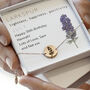 Personalised Delicate Birth Flower Bracelet, thumbnail 1 of 12