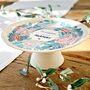 Personalised Christmas Wreath Cake Stand, thumbnail 3 of 7