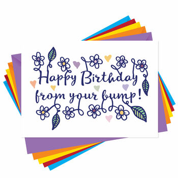 Happy Birthday From Bump Card, 4 of 5