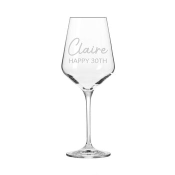 Personalised Elegance Wine Glass, 8 of 11