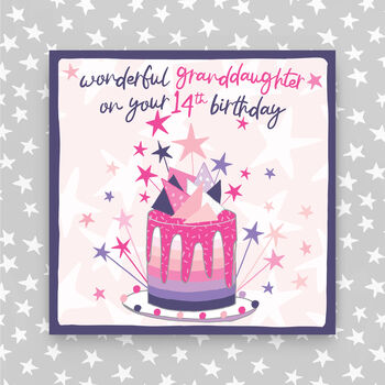 14th Birthday Card For Daughter/Granddaughter/Niece, 2 of 3