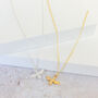 Rose Gold Vermeil Bee Necklace, thumbnail 4 of 7