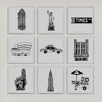 New York Illustrated Wall Art Small, 3 of 6