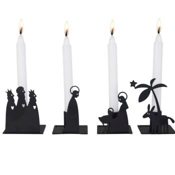 Four Nativity Advent Candles, 3 of 5
