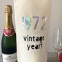 Personalised 1974 Milestone Birthday 50th Bottle Bag, thumbnail 2 of 3