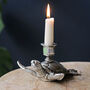 Silver Turtle Candlestick, thumbnail 1 of 4