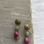 Aiza Beaded Earrings, thumbnail 2 of 3