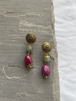 Aiza Beaded Earrings, 2 of 3