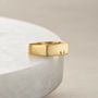 Personalised Rectangle Silver Signet Ring, thumbnail 3 of 11