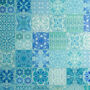 Turquoise Blue Teal 'Mixed Tiles' Chopping Board, thumbnail 4 of 10